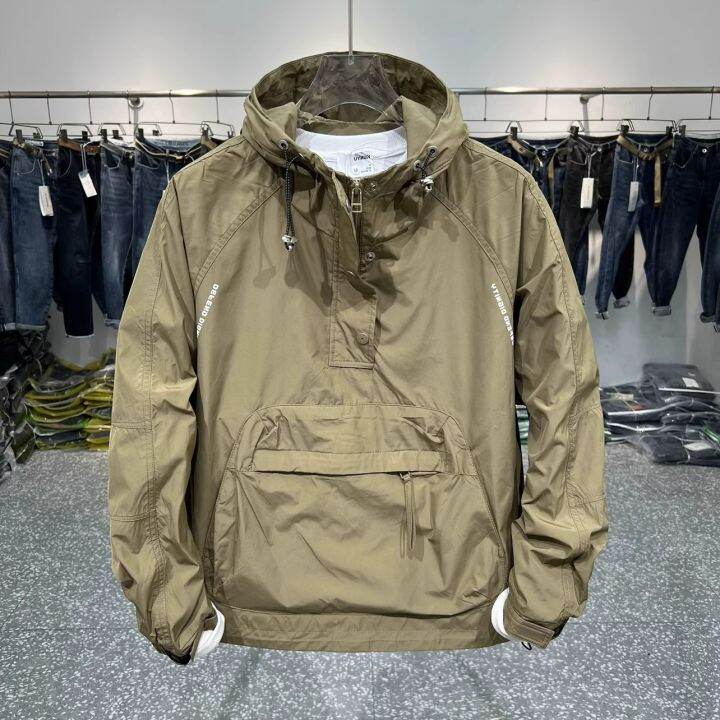 Big pocket cheap shell jacket