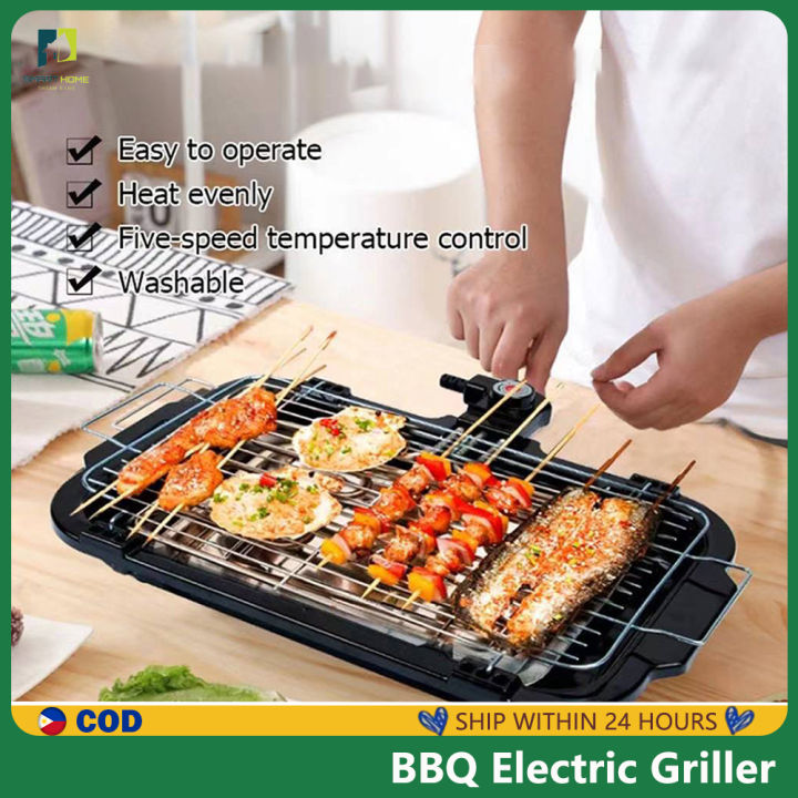 Electric Grill Household Stainless Steel Multiple Function 2000W