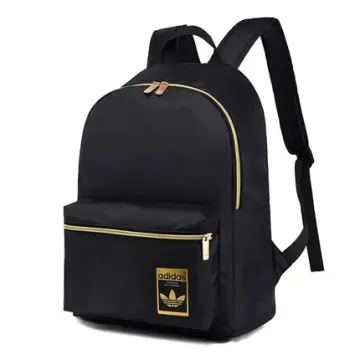 Adidas black and online gold backpack