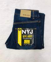 (ป้าย30 วัดจริง 28)Niyom Jeans นิยมยีนส์ M516 ยีนส์ชาย ขากระบอกเล็ก เป้าซิป เอวกลาง ผ้ายืด  ของแท้จากช็อป