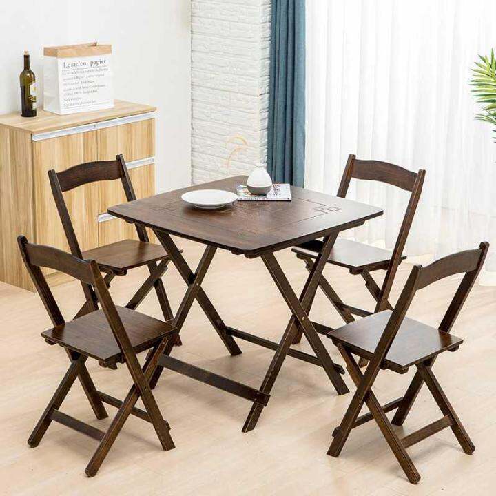 Solid Wood EightImmortal Table Playing Cards Foldable Table Outdoor