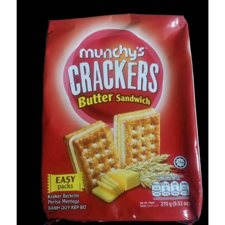 MUNCHY'S CRACKERS BUTTER SANDWICH 270gr Lazada Indonesia