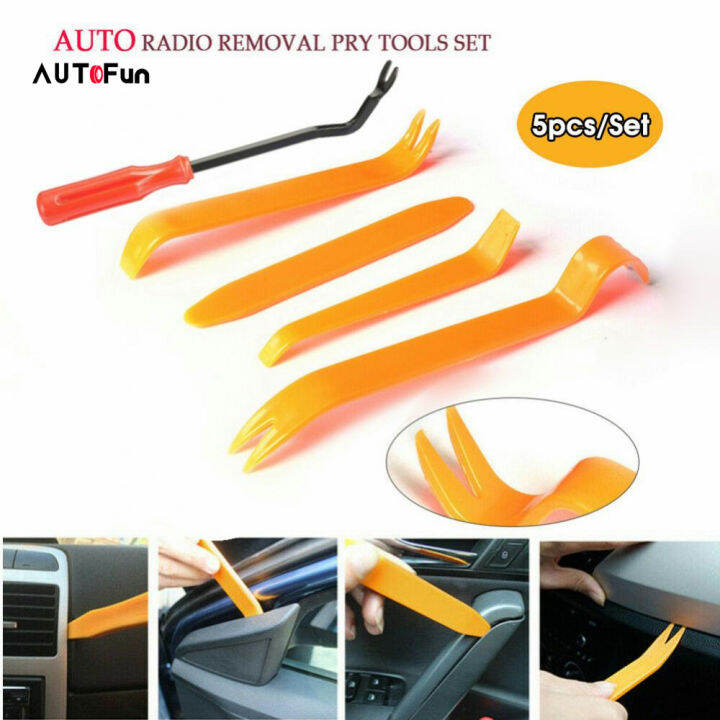 AUTOFun Car Door Panel Removal Tools Audio Trim Removal Kit Auto Nail