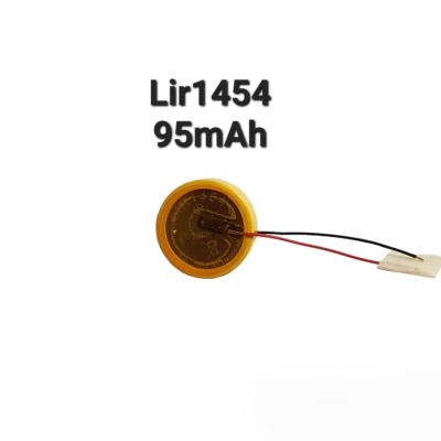LIR1454 3.7V 95mAh li-ion battery แบตเตอรี่ มีสายเชื่อม