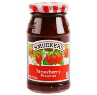 สมักเกอร์ แยมรสสตอเบอรี่ Smucker Strawberry Jam 340g