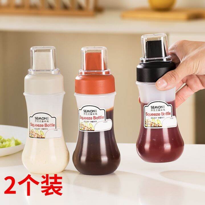 Porous Jam Squeeze Bottle Salad Tomato Sauce Squeezing Bottle Kitchen