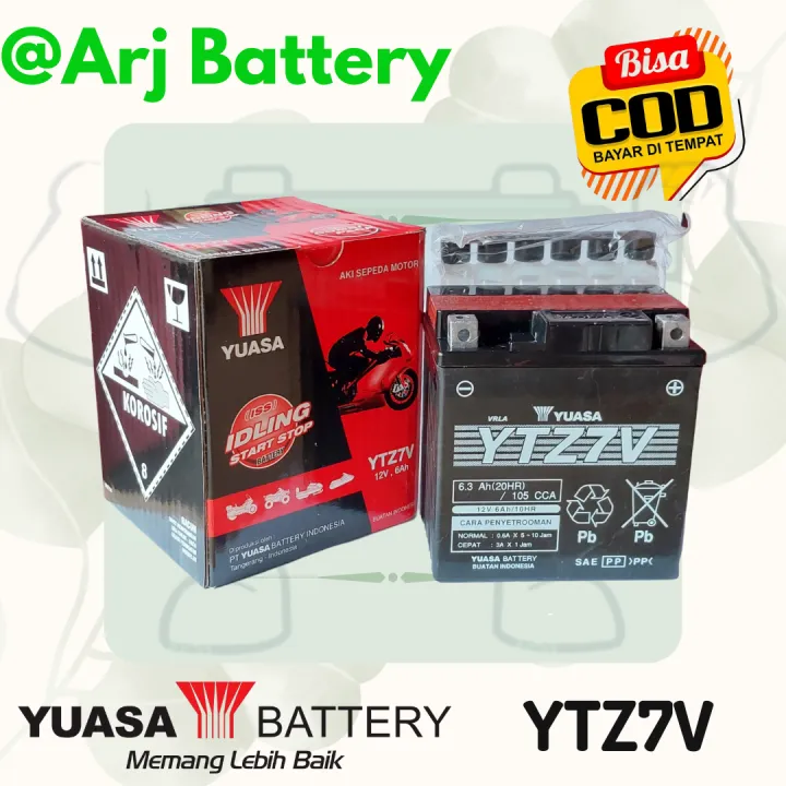 Aki Motor Yamaha Nmax Orginal Aerox Lexi Yuasa Ytz V Mf Lazada Indonesia