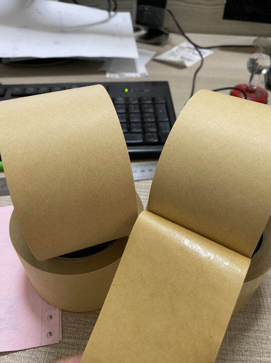 NonCoated Kraft Paper Tape Writing HighFrequency Embossed Carton