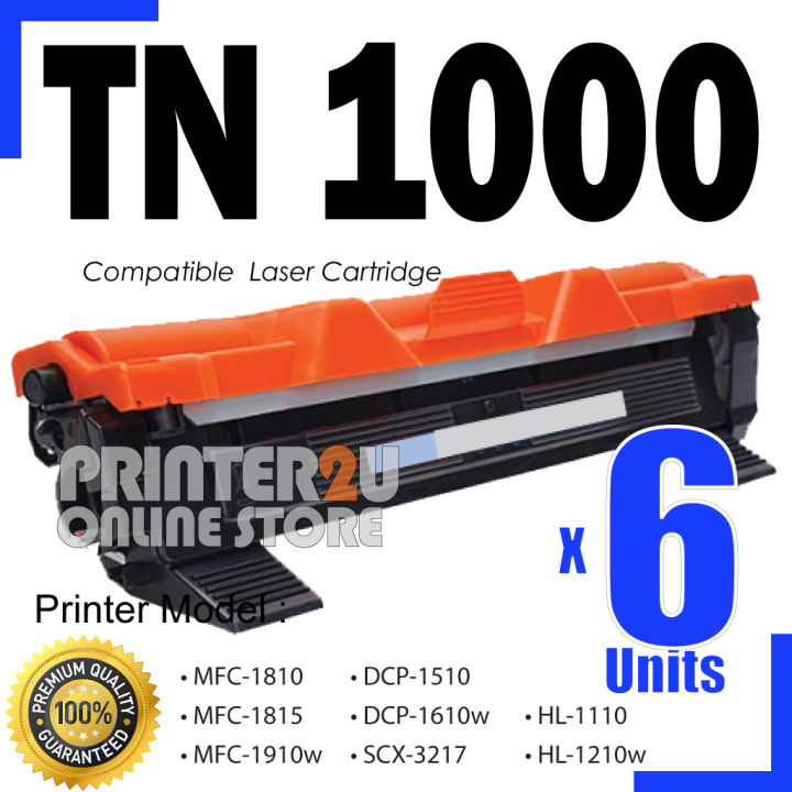 6x DR1000 / DR-1000 / DR 1000 / TN1000 / TN 1000 / TN-1000