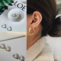 everyday.created - earring trapezoid ต่างหูทรงเหลี่ยมเรขาคณิต