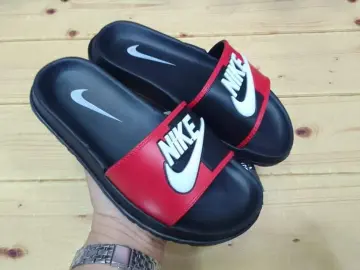 Kids red nike outlet slides