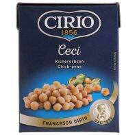 ซิริโอ ถั่วหัวช้างในน้ำเกลือ Cirio Chick Peas 380g