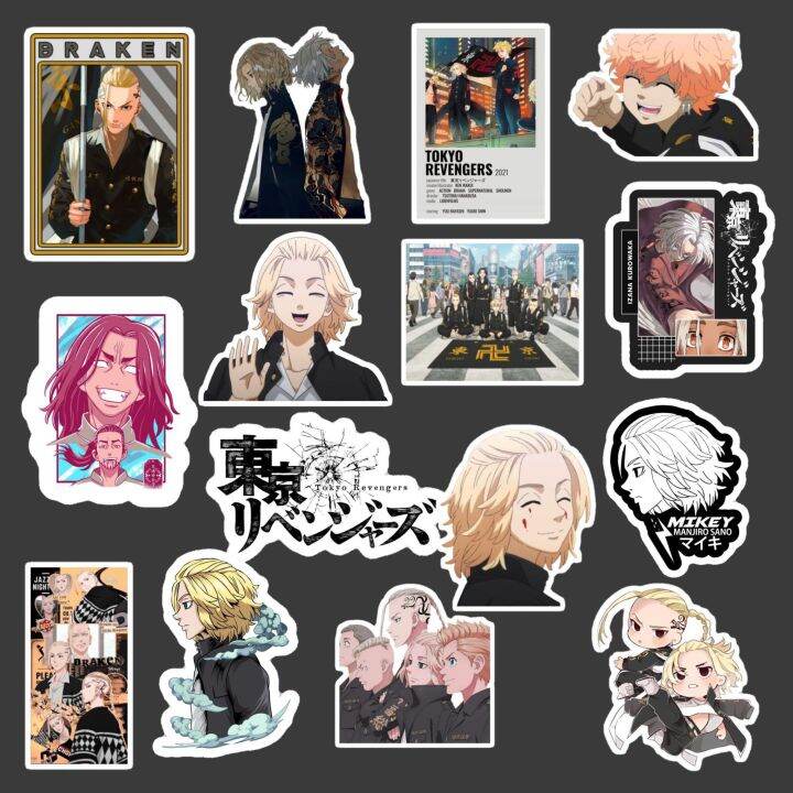 Tokyo Revengers Laminated VINYL STICKERS Waterproof And Scratchproof ...