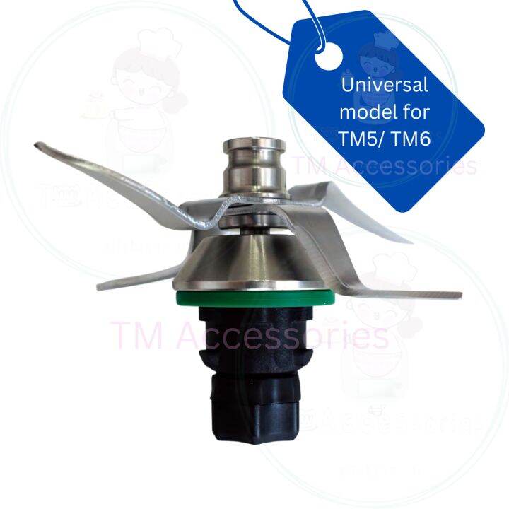 OEM TM5 TM6 Mixing Knife Blade Replacement Part Stainless Steel