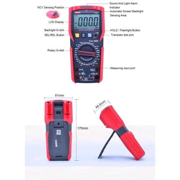 uni-t-ut89x-ut89xd-มินิมัลติมิเตอร์แบบดิจิตอล-ac-dc-โวลต์มิเตอร์ความจุเครื่องทดสอบความต้านทานtrue-rms-ncv-20a-current