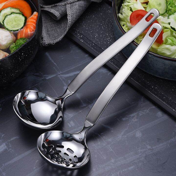 Muôi múc canh inox 304 cao cấp sáng bóng sang trọng kích thước 22.5cm x ...
