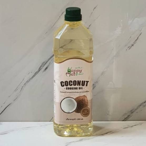 (Happy Mate Coconut Cooking Oil) 1000 ML. แฮปปี้เมท น้ำมันมะพร้าวธรรมชาติ สำหรับปรุงอาหาร