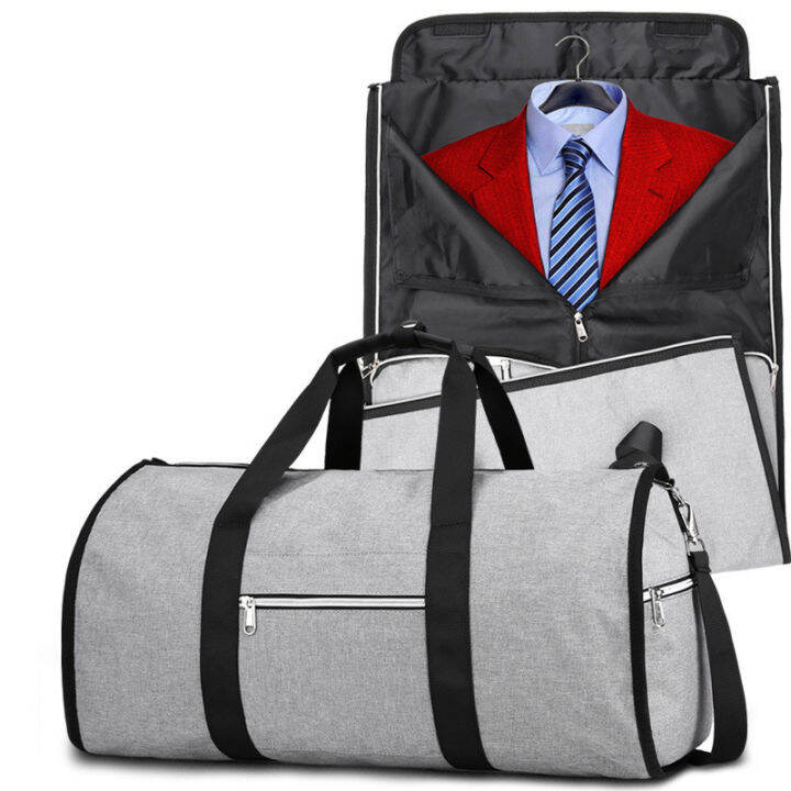 Waterproof travel bag, men's business travel suit storage, formal ...