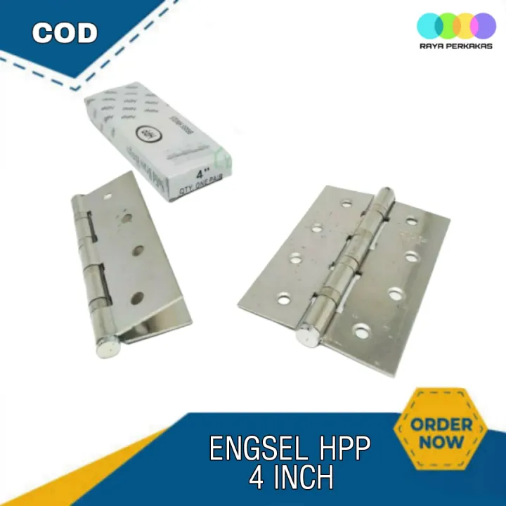 Engsel Plat HPP Stainless Pintu Jendela 4 Inchi HQ | Lazada Indonesia