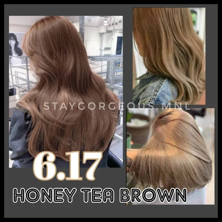 BREMOD 6.17 HONEY TEA BROWN HAIR COLOR SET WITH OXIDIZING | Lazada PH