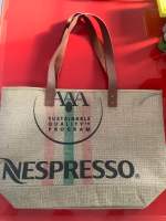 กระเป๋าผ้ากระสอบ Nespresso Tote Bag ของแท้ Limited Edition