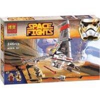 ตัวต่อของเล่น Compatible with LEGO Star Wars T-16 Jumper 75081 Boys Assembled Building Blocks Childrens Toys 10372