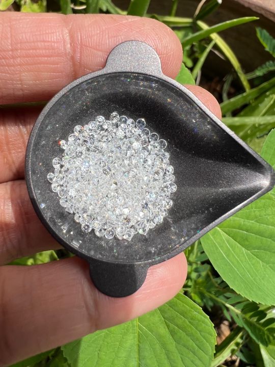 พลอย-เพชรรัสเซีย-aaa-white-american-diamond-stone-สีขาว-ทรงกลม-1-85-มม-100-เม็ด-cubic-zirconia-cz-round-shape-1-85-mm-100pcs
