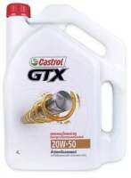 น้ำมันเครื่อง Castrol Gtx 20w-50 4 ลิตร ระยะ 5000 กิโลเมตรสำหรับรถยนต์เครื่องเบนซิน