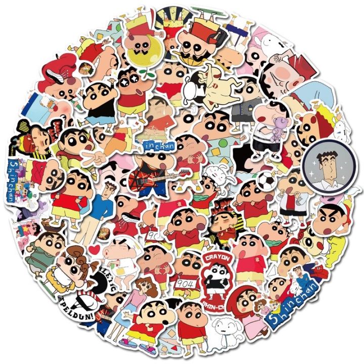 sticker-สติ๊กเกอร์-ชินจัง-h-229-ชินจังจอมแก่น-50ชิ้น-ญี่ปุ่น-การ์ตูน-เครยอนชินจัง-ชินจัง-จอมซน-สติ้กเกอร์-การ์ตูน