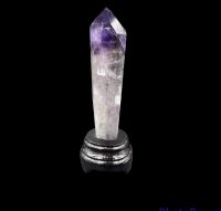 Amethyst tower specimen for decoration. ตัวอย่างหออเมทิสต์สำหรับตกแต่ง