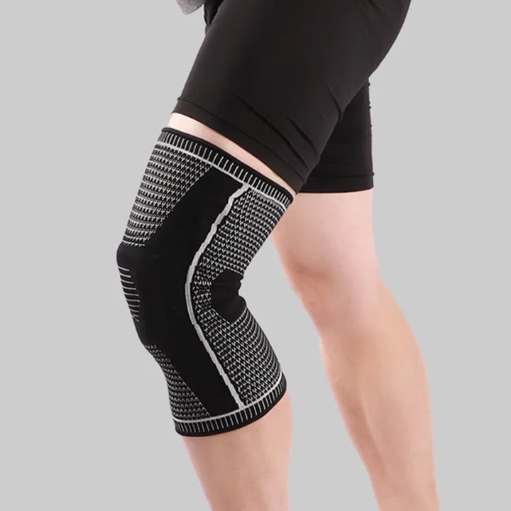 Knee Support Silicone Spring Knee Pad Brace for Sports Leg Warmer Knee Support Guard Joint