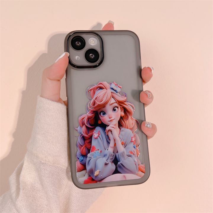 2in1 for iPhone 14 Pro Max Case for Women Girls Heart Cute Kawaii