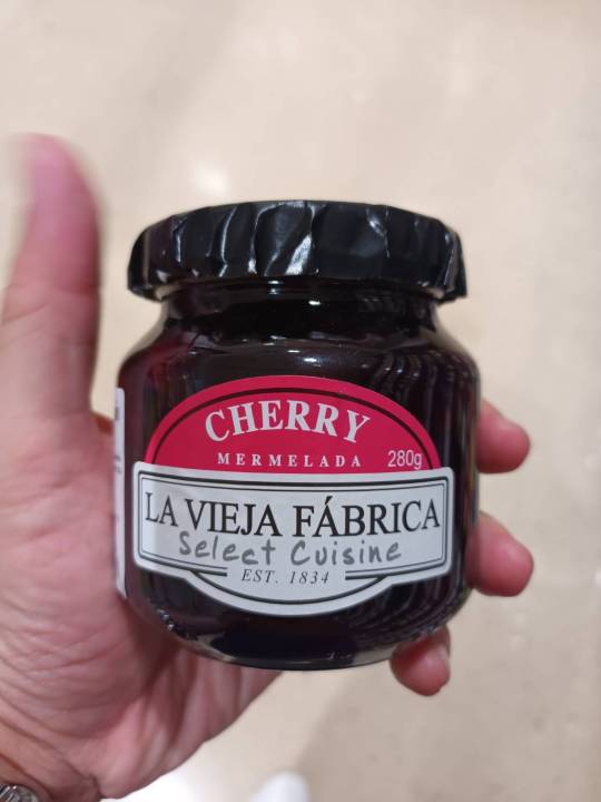 la-vieja-fabrica-cherry-mermelada-280g-ผลิตภัณฑ์ทาขนมปังเชอร์รี-280กรัม