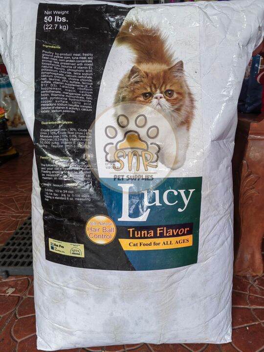 LUCY CAT Dry Cat Food in All Ages Tuna Flavor 1kg REPACKED Lazada PH