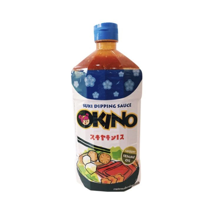 Okino โอกิโน๊ะ น้ำจิ้มสุกี้ หอมน้ำมันงา 800 กรัม