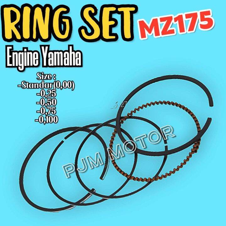 Mz175 Ring piston Reng seher mesin pengerak yamaha dan genset ef2600 mz ...