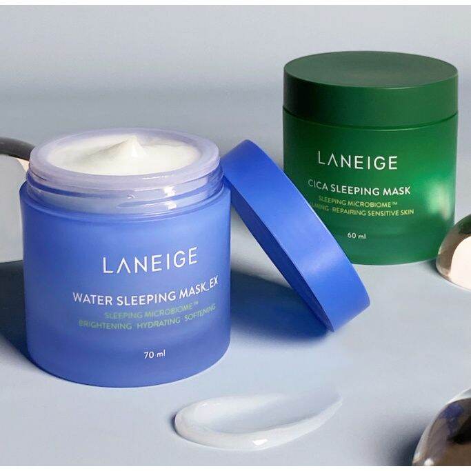 LANEIGE Water Sleeping Mask EX 70ml/ Cica Sleeping Mask 60ml Lazada
