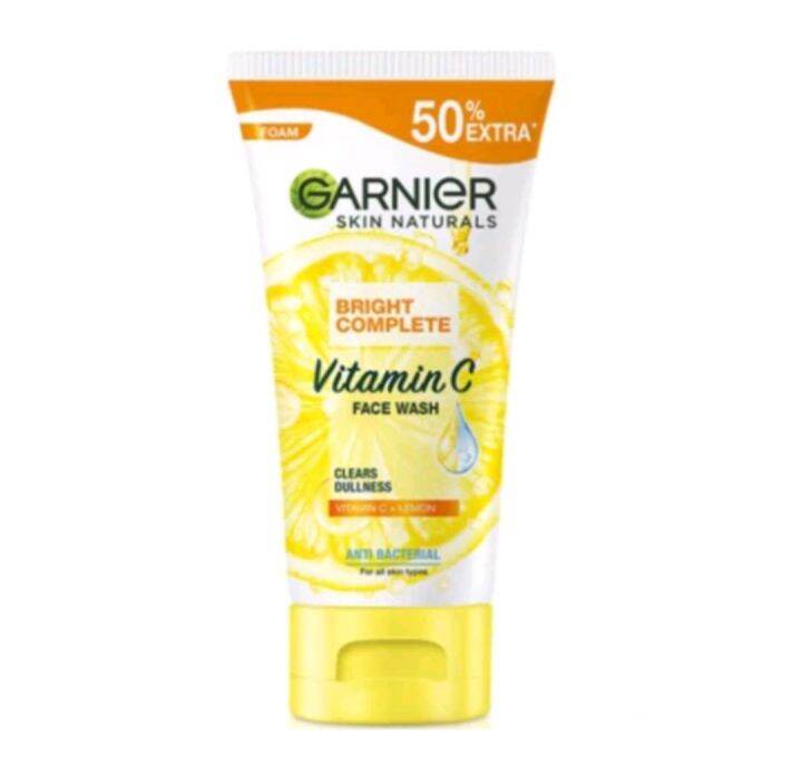 GARNIER Bright Complete Face Wash 150ml (Exp 2025) Lazada