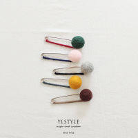 Ylstyle เข็มกลัดติดหน้าอกแบบม้วนด้ายไหมพรมลูกบอลขนแกะเรียบง่ายสำหรับฤดูใบไม้ร่วงและฤดูหนาวเข็มกลัดติดหน้าอกเครื่องประดับเสื้อโค้ทเครื่องประดับ