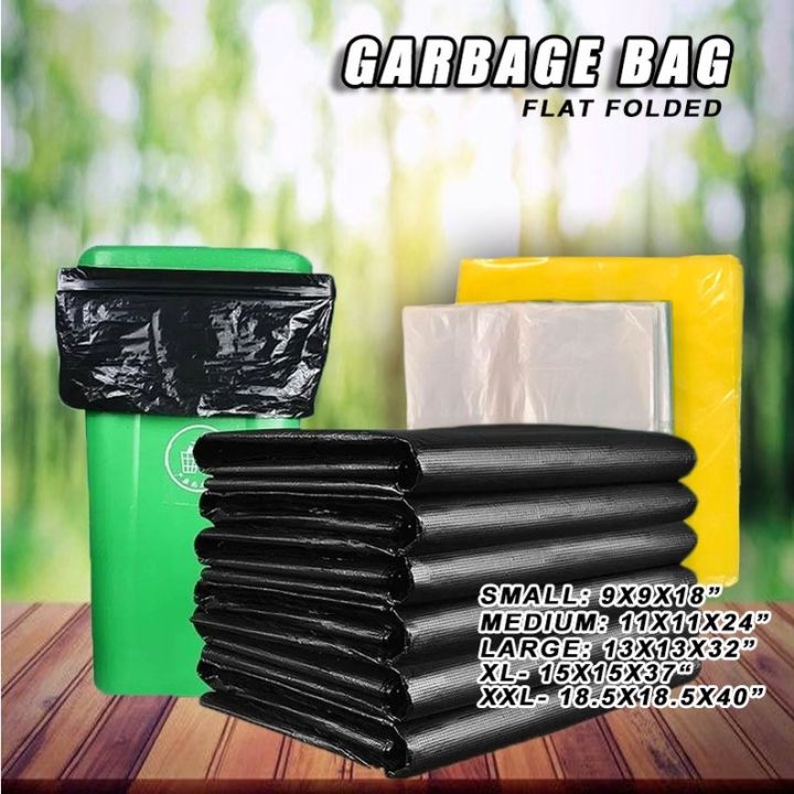 Black Plastic Garbage Bag - Small