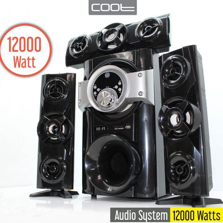 12000W Home TV Speaker 3in1 Bluetooth Digital Audio System Subwoofer