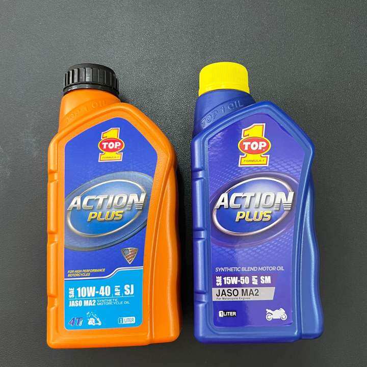 Top1 4T Action Plus Semi Synthetic 4T 10W40 15W50 Engine Oil for 4