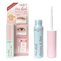 มาสคร่าใส (PML21-S) IN2IT PRO-LASH MASCARA &amp; BASE  อินทูอิท มาสคาร่าคิ้ว โปร แลช มาสคาร่า บราว เบส 4ก. สีใส