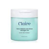 Claire Triple Prebiotic Skin Repair Treatment Pad 60 แผ่น