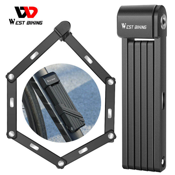 WEST BIKING Bicycle Lock MTB Road Bike Wheel Lock Antitheft Safety