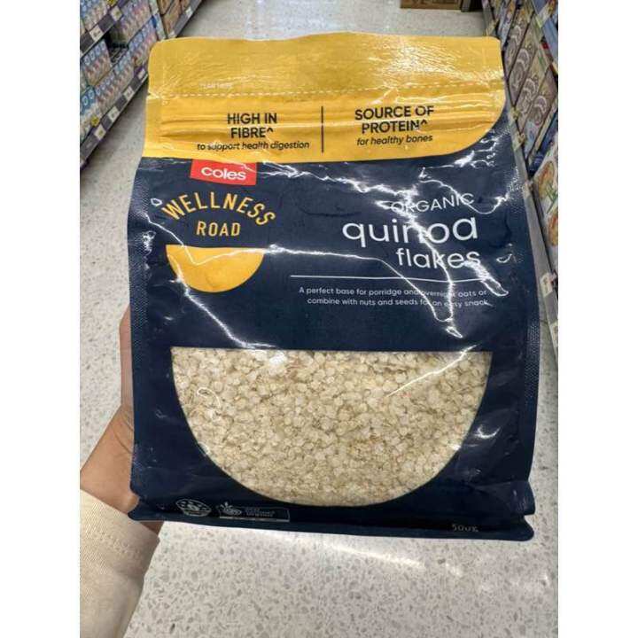 ควินัว เฟลกส์ ( ซีเรียลคลินัว ) ตรา โคลส์ 500 G. Quinoa Flakes ( Coles