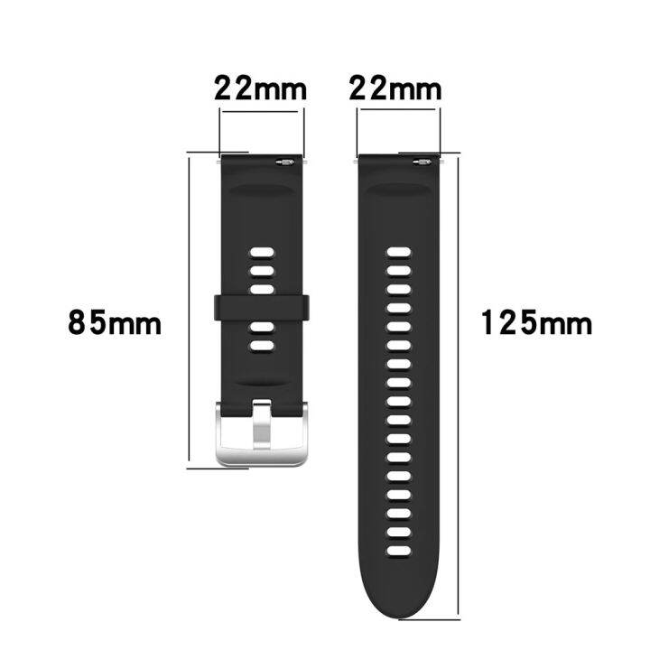 KENTO LITE 22mm Silicone Smart Watch Strap Official Silicone Band For ...