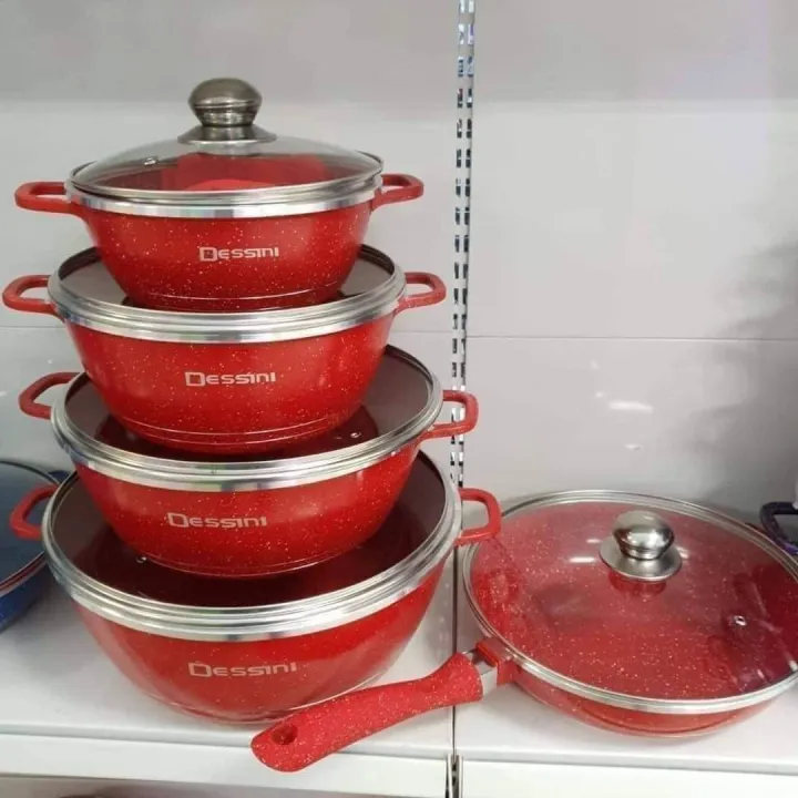 Cookware set Granite Dessini Italy Made Lazada PH