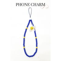 Phone Charm สายห้อยมือถือ รุ่น Smiley Blossom งาน Handmade น่ารักๆ พร้อมส่งจากไทย