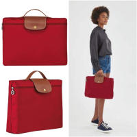 ?Le Pliage Original Briefcase S - สีแดง Rouge